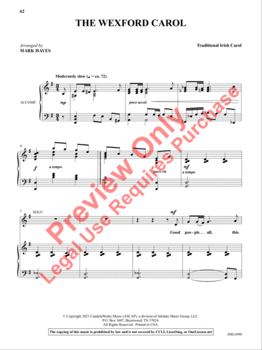 The Mark Hayes Vocal Solo Collection High Voice scores gallery preview page 21