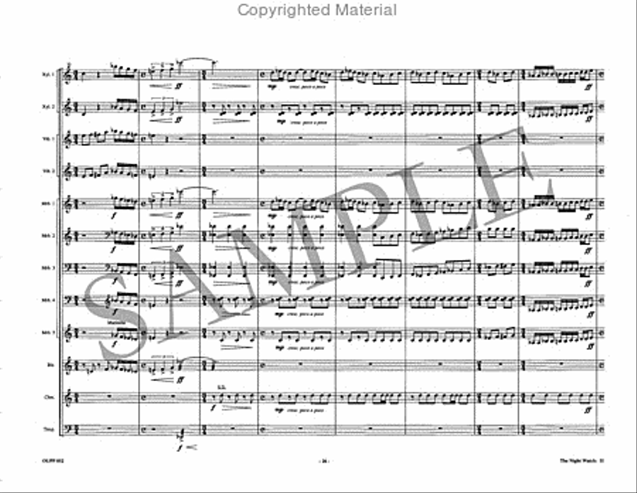 The Night Watch Percussion Ensemble scores gallery preview page 12