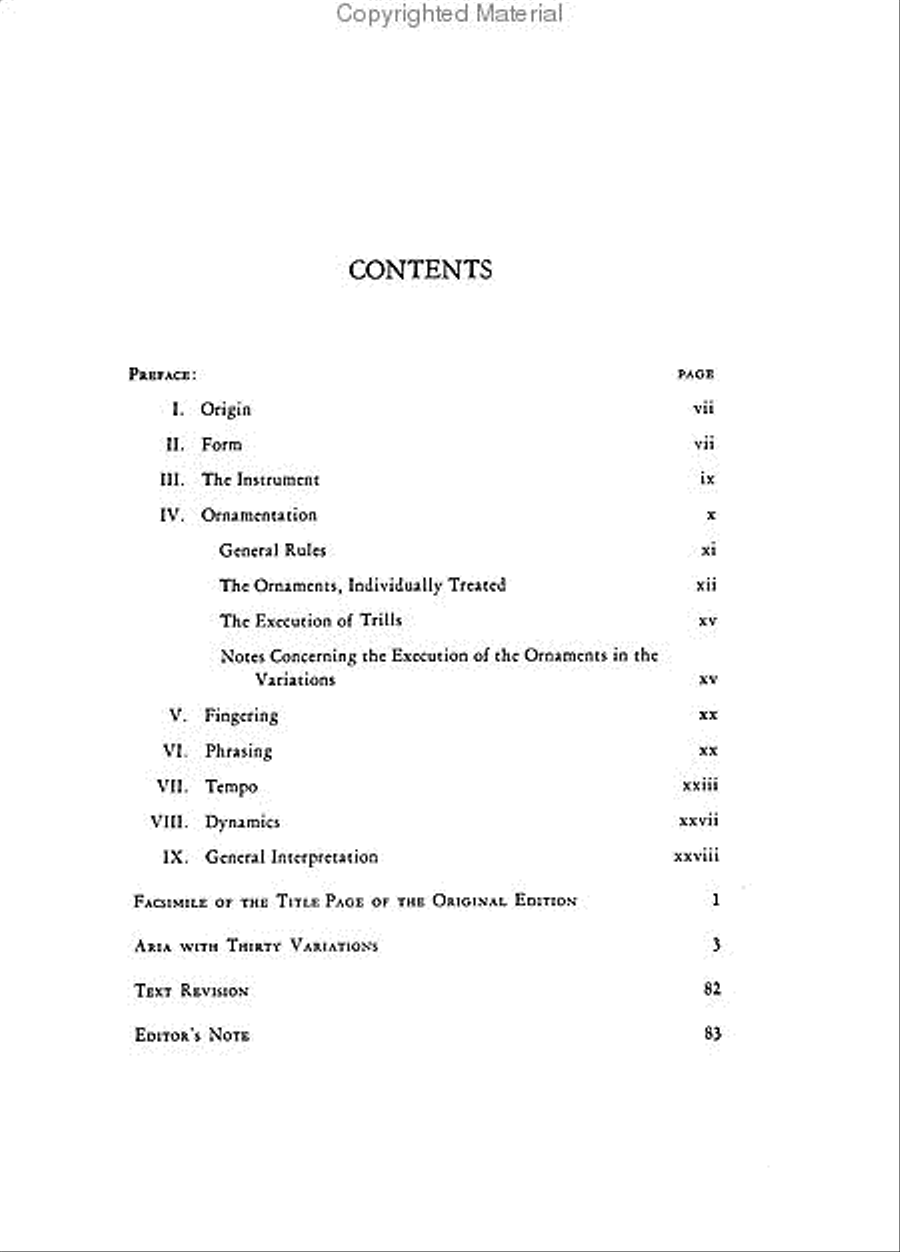 Goldberg Variations Piano Solo scores gallery preview page 3