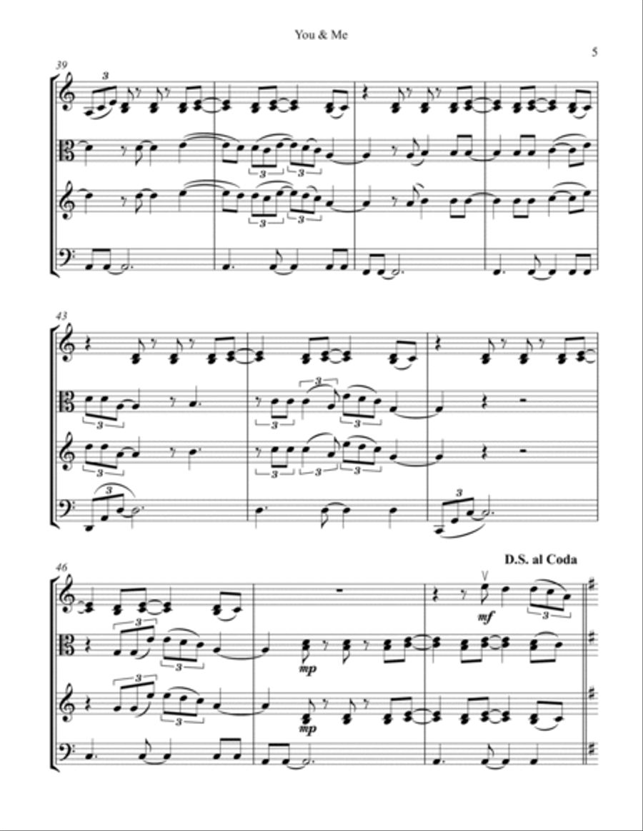 You & Me String Trio scores gallery preview page 5