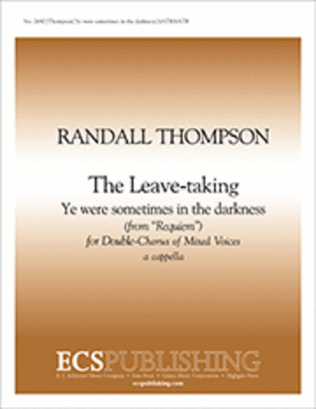 Book cover for Requiem Part V. The Leave-taking: 1. Ye were sometimes darkness