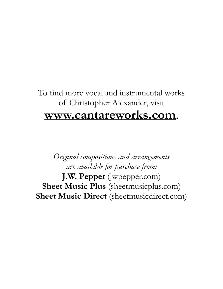 Can't Be Tamed Large Ensemble scores gallery preview page 3