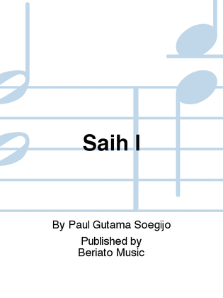 Book cover for Saih I