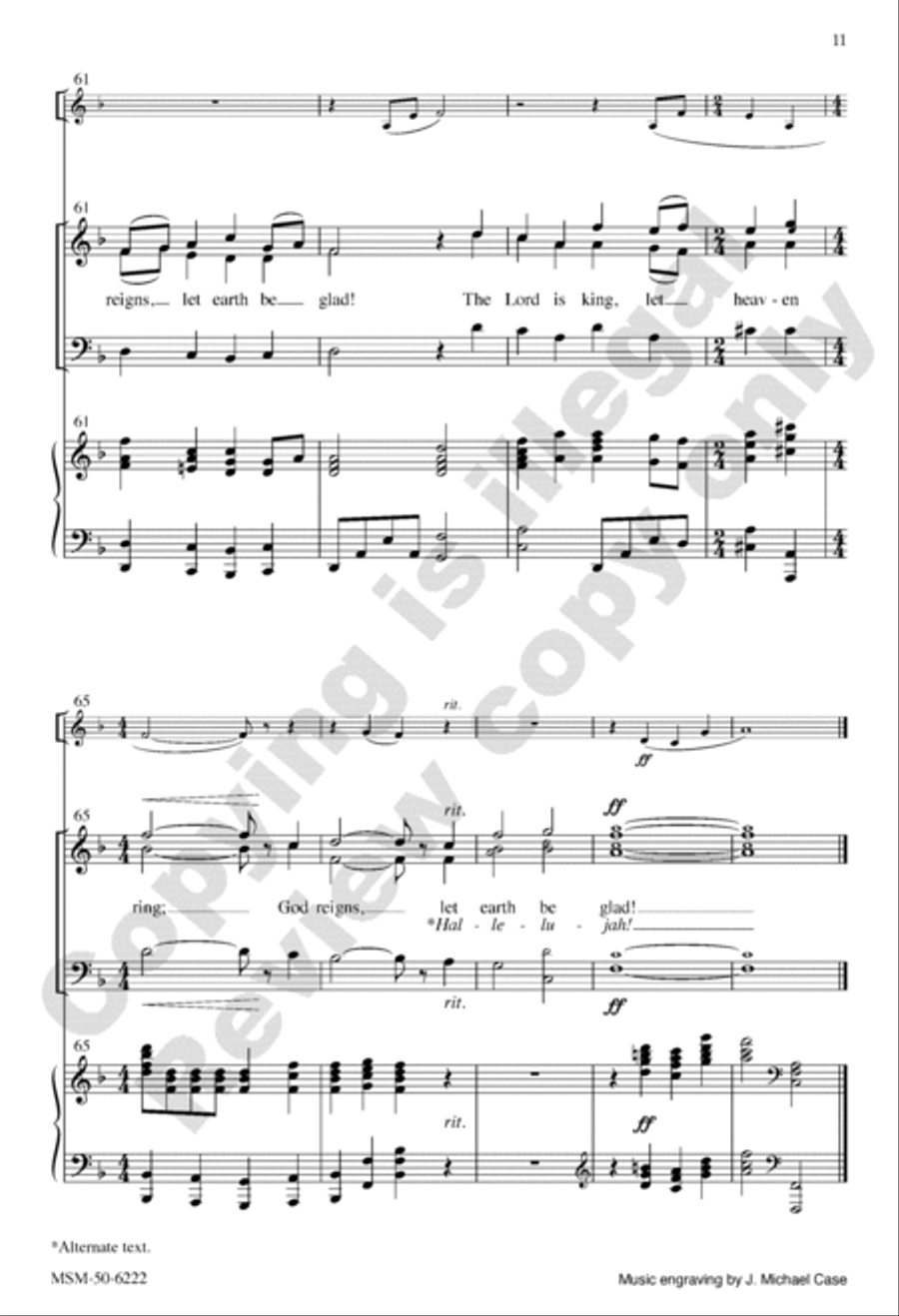 This Is My Father's World (Choral Score) 3-Part scores gallery preview page 11