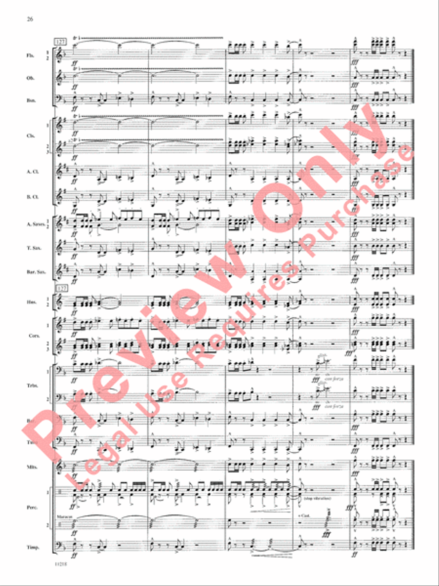 Scenes of Wonder Concert Band scores gallery preview page 27