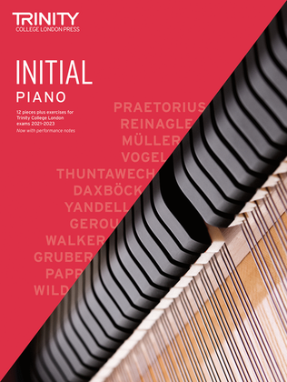Book cover for Piano Exam Pieces Plus Exercises 2021-2023: Initial