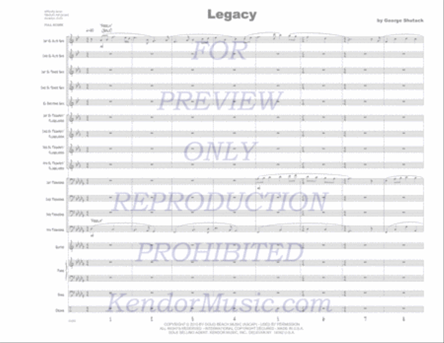 Legacy Jazz Ensemble scores gallery preview page 2