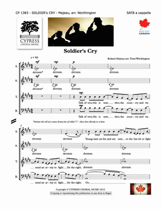 Soldier's Cry - Canadian version
