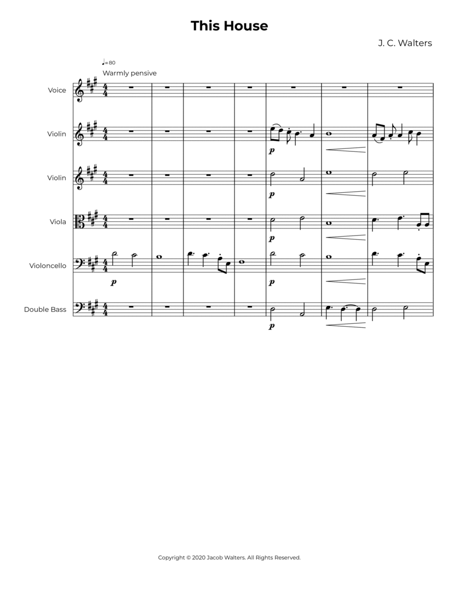 This House This House Small Ensemble scores gallery preview page 1