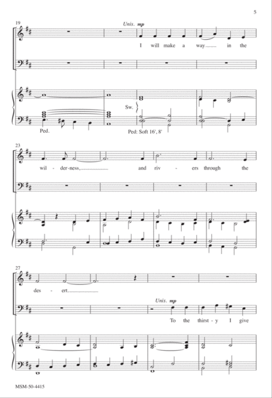 See, I Make All Things New 4-Part scores gallery preview page 5