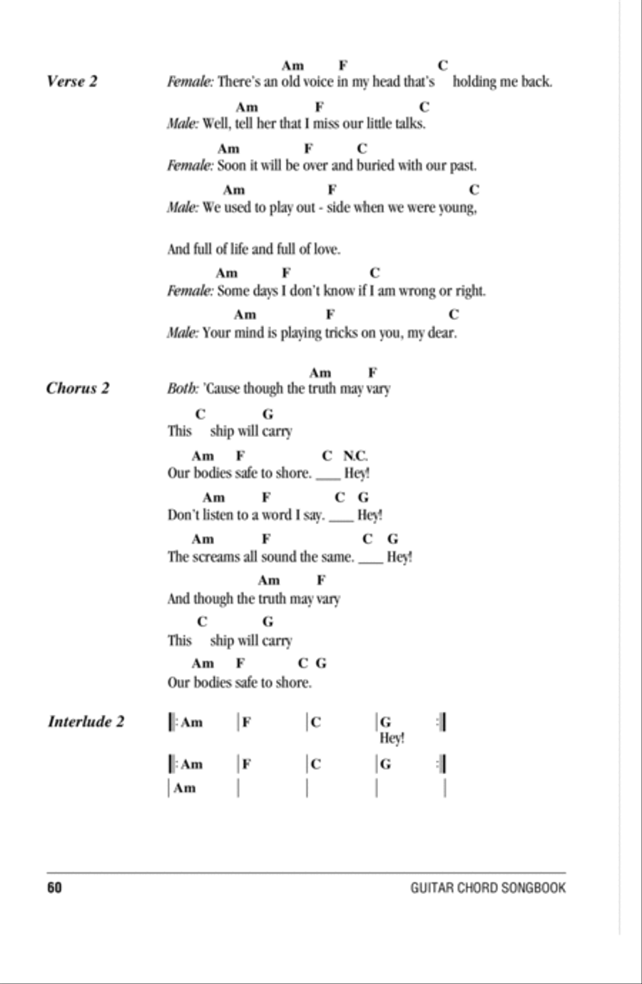 Little Talks Acoustic Guitar scores gallery preview page 2