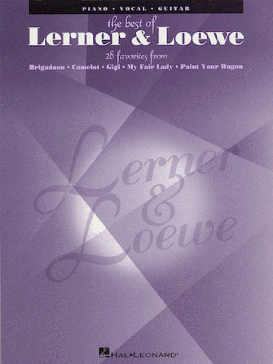 The Greatest Songs of Lerner & Loewe Piano, Vocal, Guitar scores gallery preview page 1