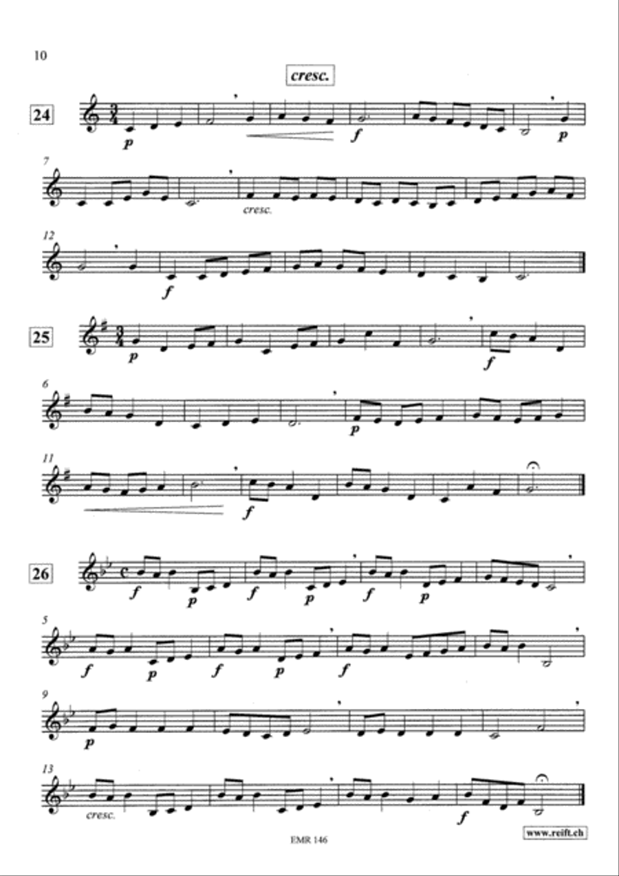 Technical & Melodic Studies Vol. 1 Trumpet scores gallery preview page 10