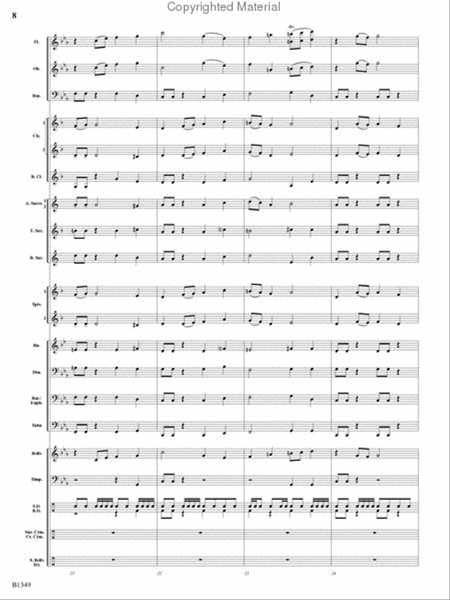 Carpathia Concert Band scores gallery preview page 7
