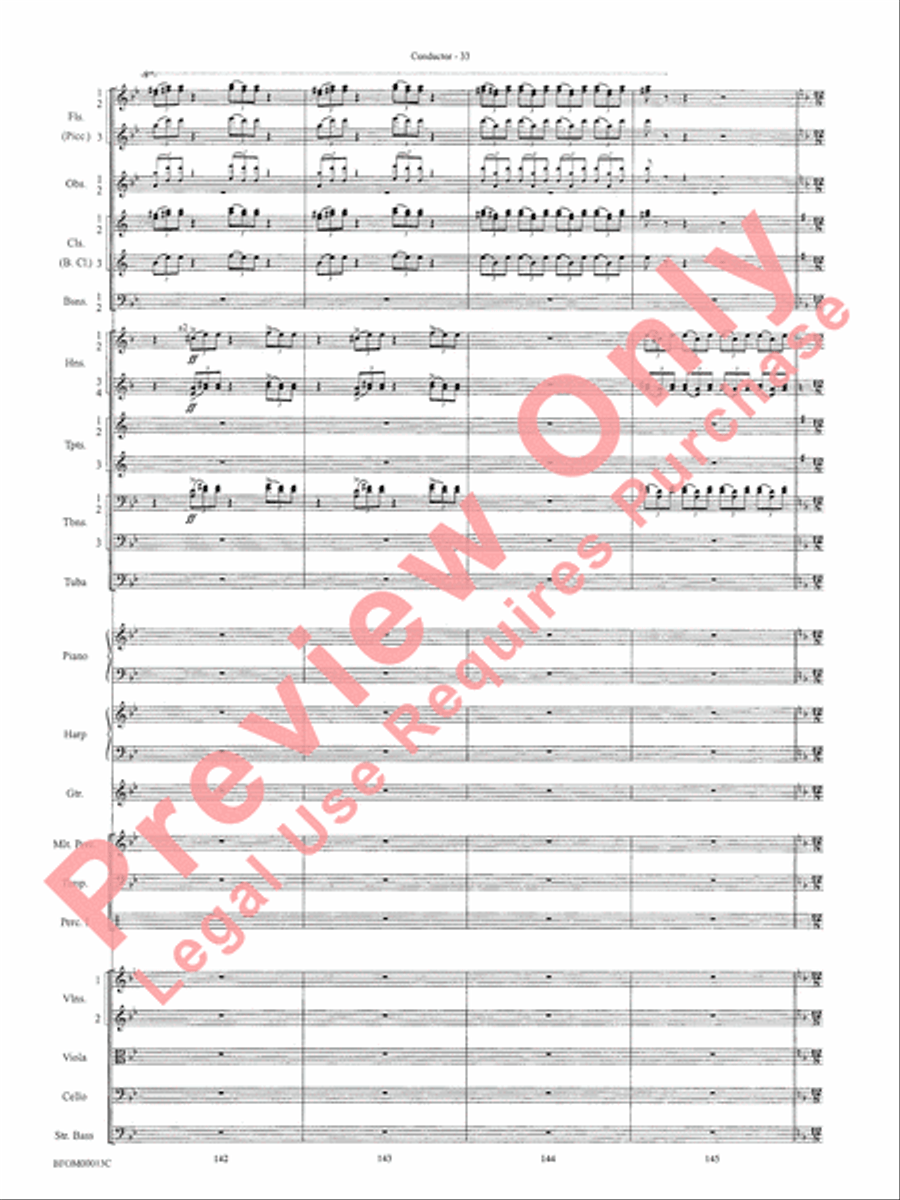 American Salute Full Orchestra scores gallery preview page 36