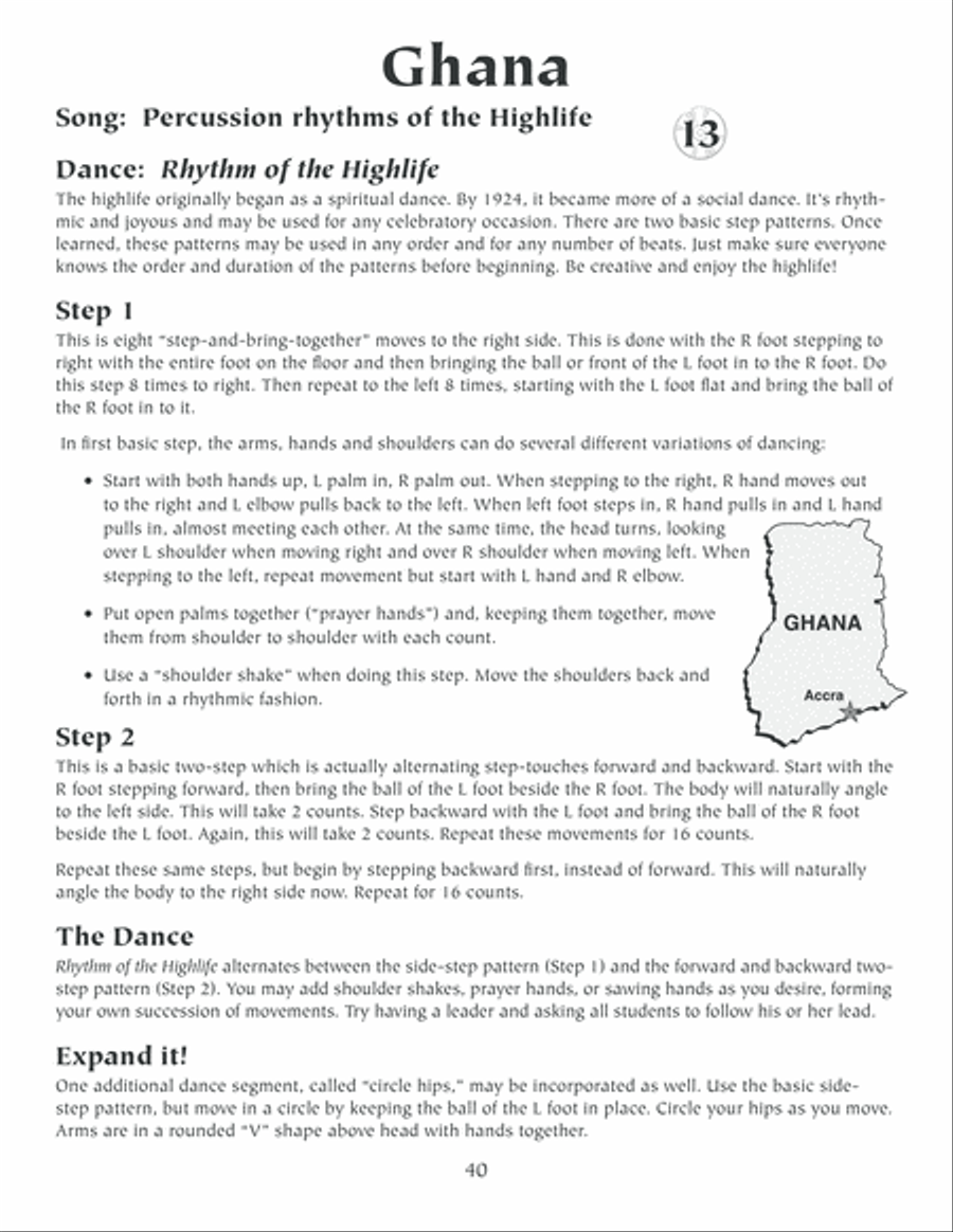 Sing and Dance Around the World Unison Choir scores gallery preview page 41
