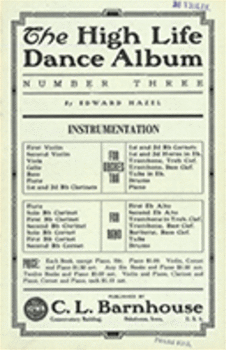 High Life Dance Album No. 3 Piano Solo scores gallery preview page 1
