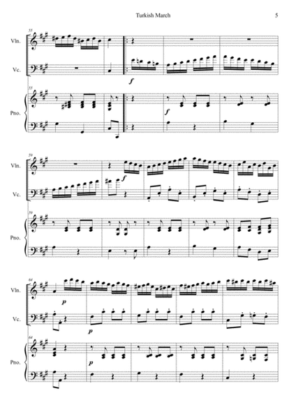 Turkish march (Piano sonata k.331 mov.3)