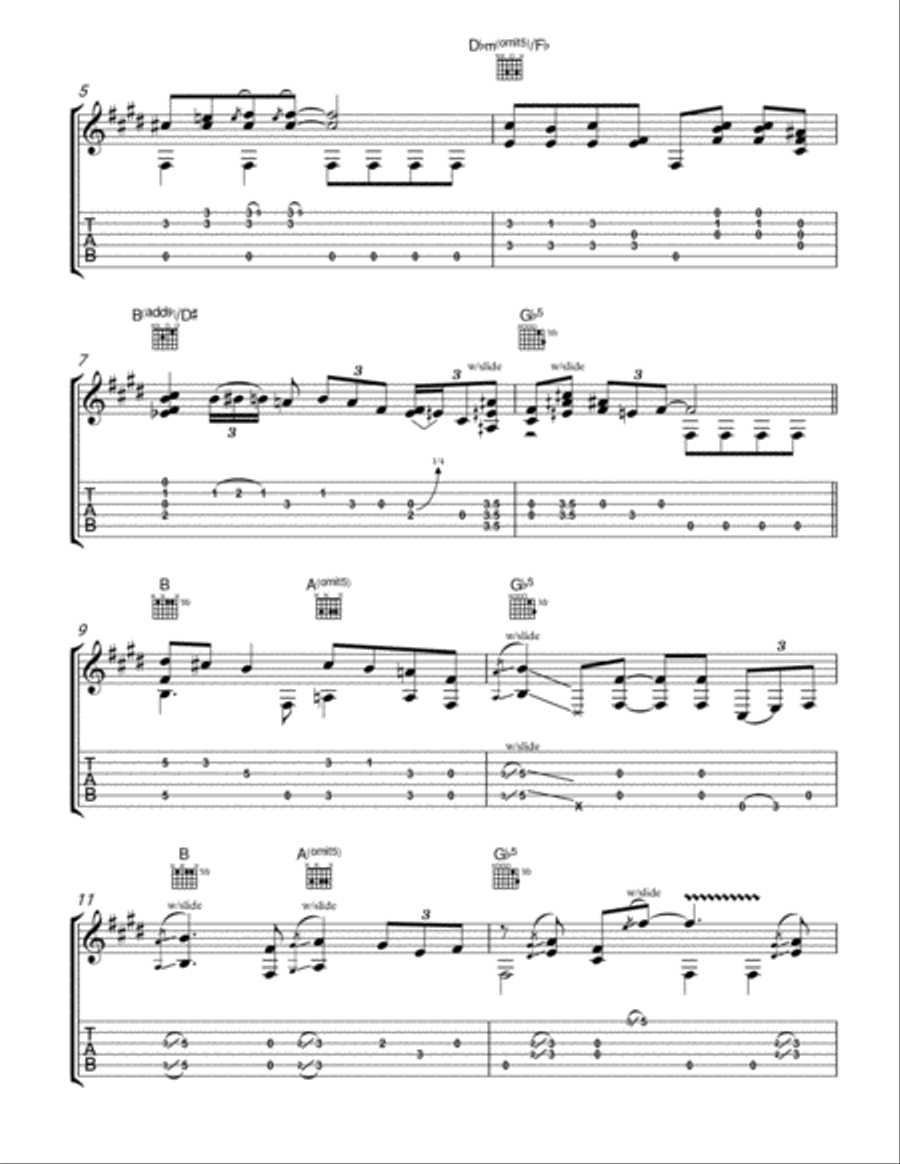 Mississippi Morning Acoustic Guitar scores gallery preview page 2