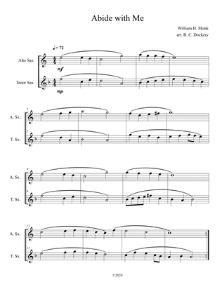 Abide with Me (Alto and Tenor Sax Duet)