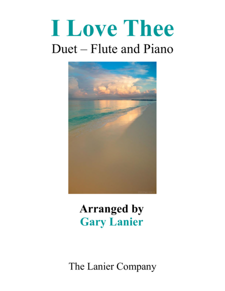 I LOVE THEE (Duet – Flute & Piano with Parts) image number null