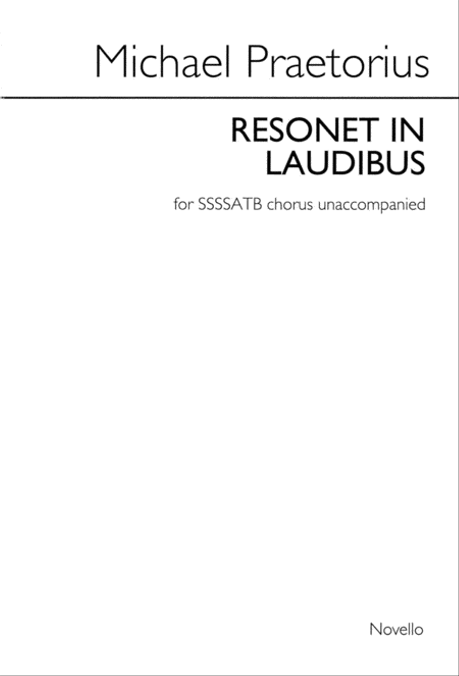 Resonet in Laudibus 4-Part scores gallery preview page 1