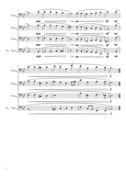 8 Christmas Carols for Trombone Quartet image number null