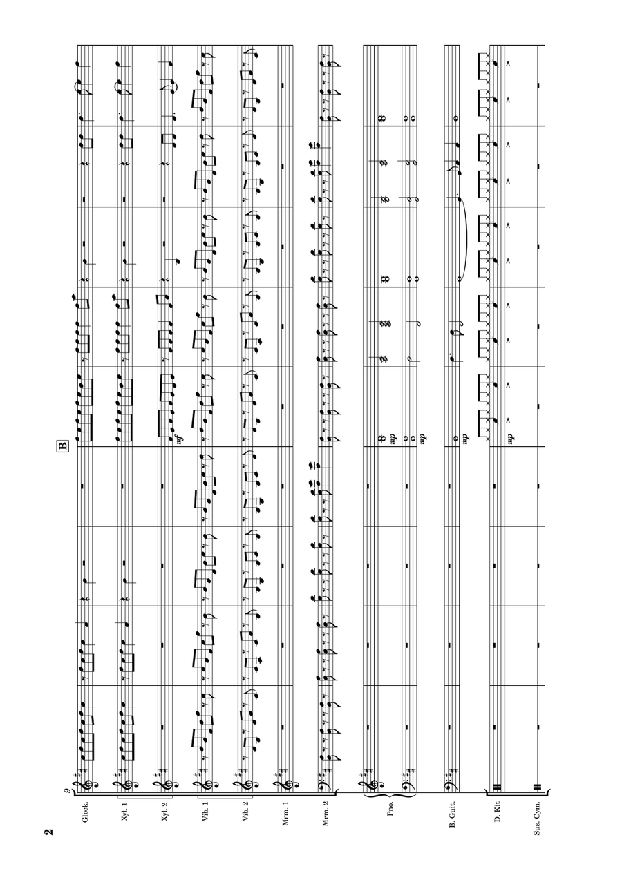 Bad Habits Percussion Ensemble scores gallery preview page 3