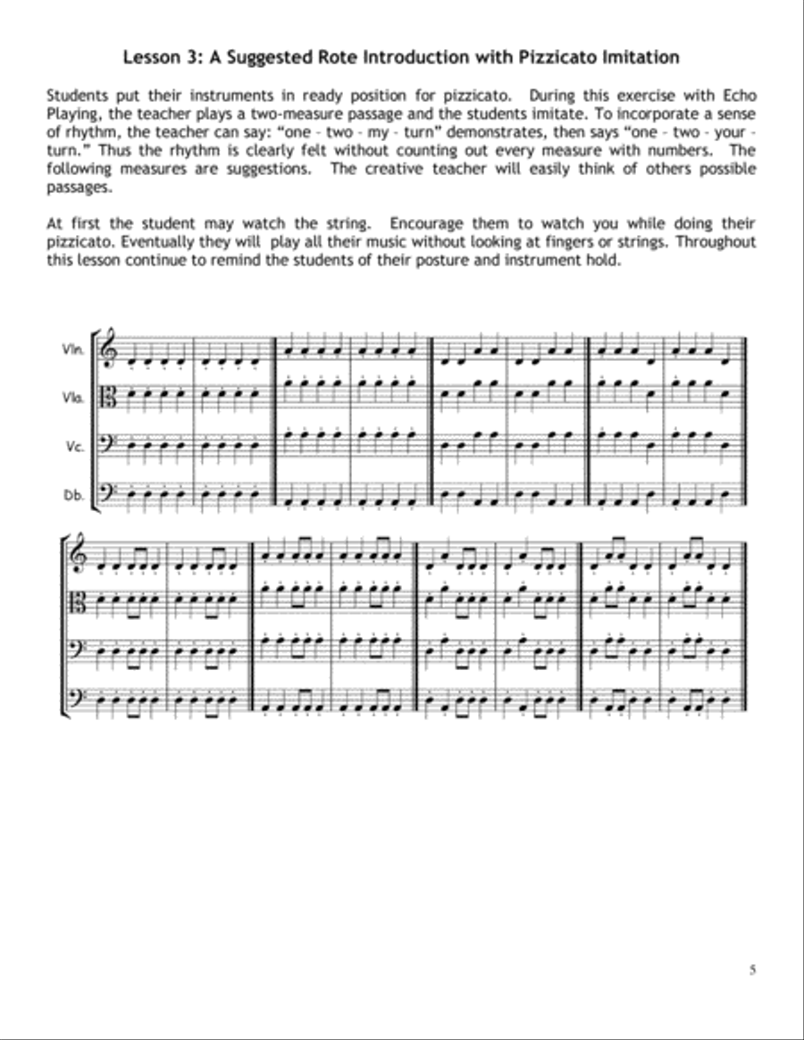 Easy As Do - Re - Mi, Book 1, Score String Orchestra scores gallery preview page 5