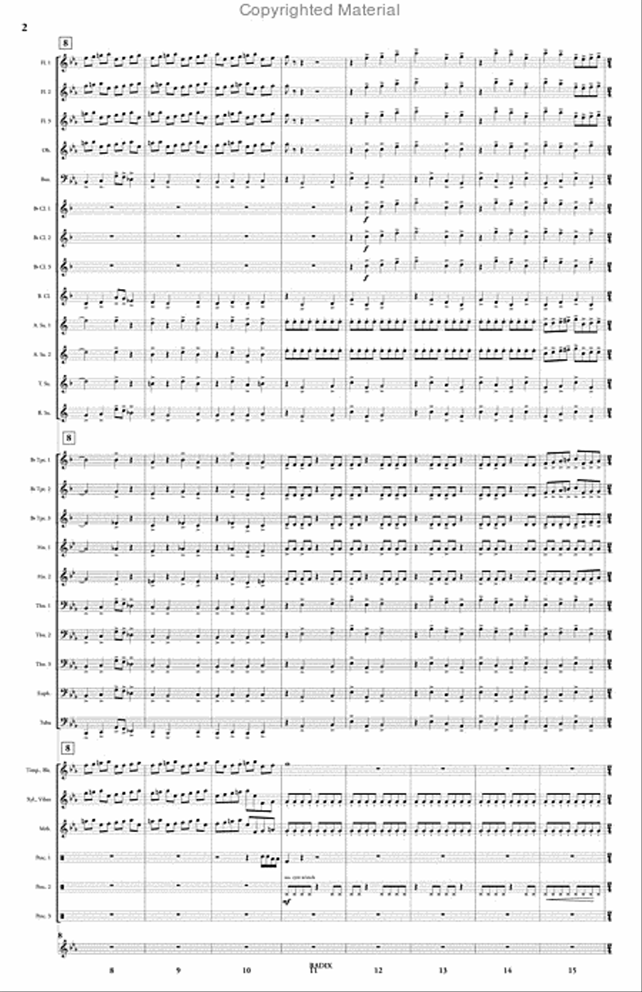 Radix Radix Concert Band scores gallery preview page 3