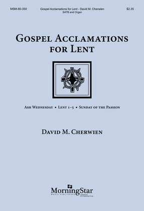 Book cover for Gospel Acclamations for Lent (Downloadable)