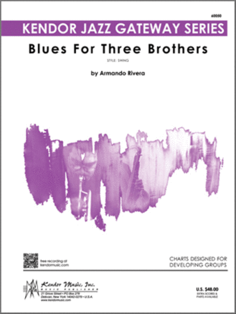Blues For Three Brothers Jazz Ensemble scores gallery preview page 1