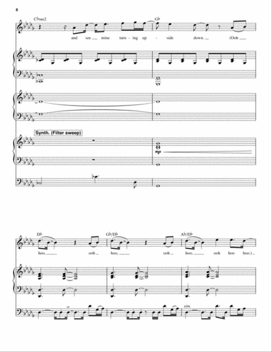 Throwing It All Away Throwing It All Away Piano scores gallery preview page 6