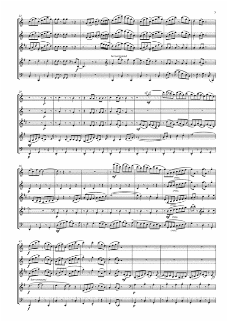 Salsamania for woodwind quintet Woodwind Quintet scores gallery preview page 3