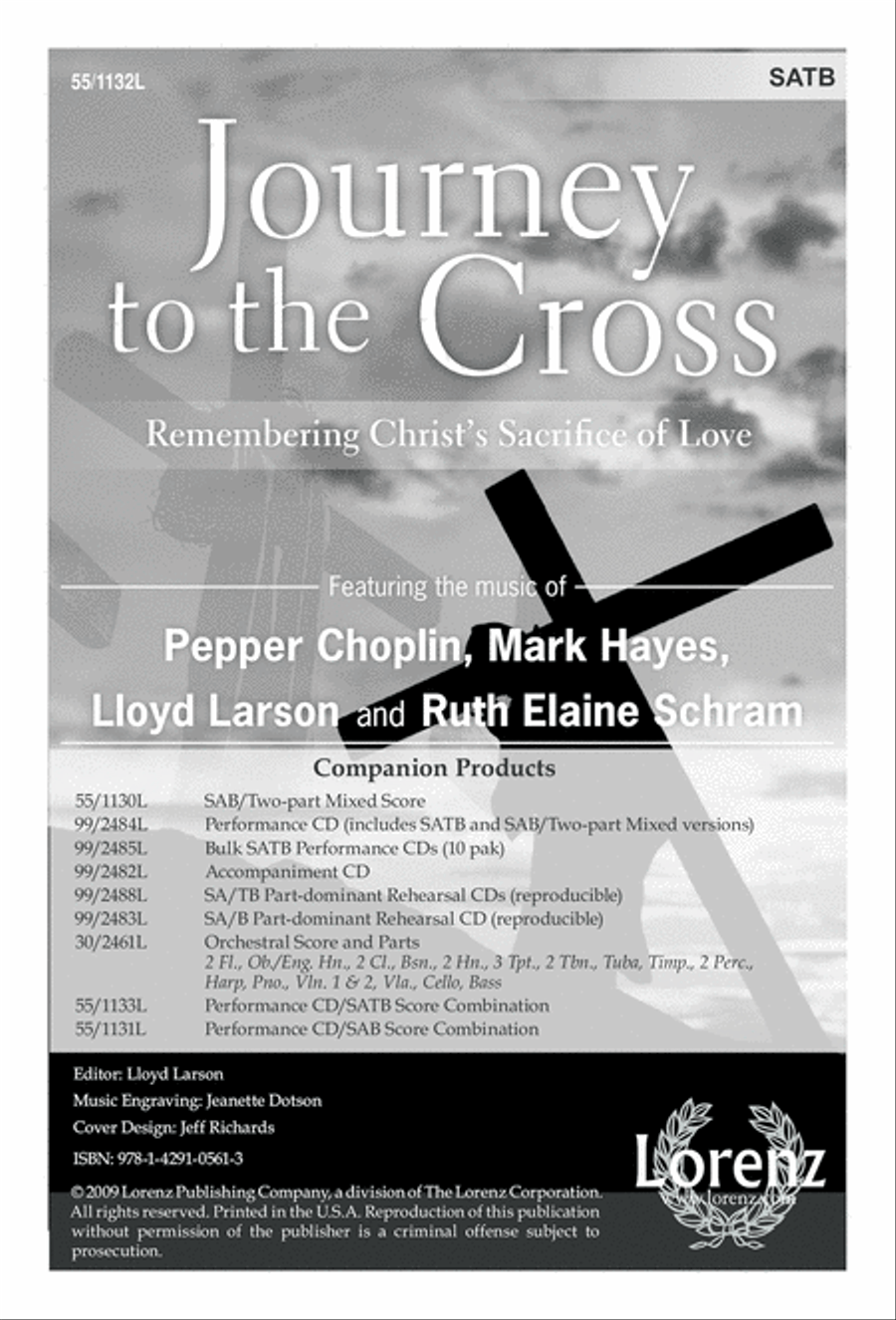 Journey to the Cross 4-Part scores gallery preview page 1