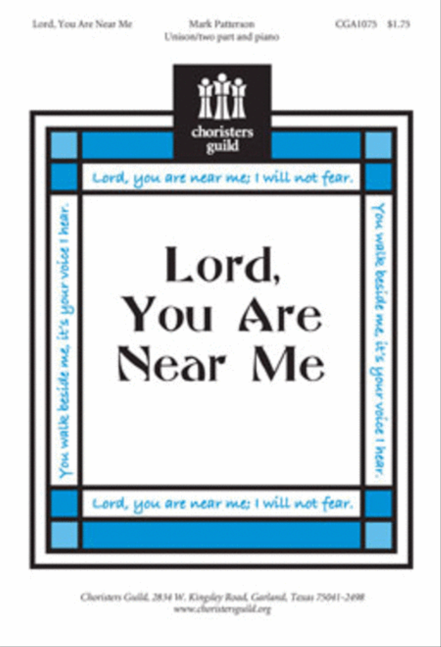 Lord, You Are Near Me Unison Choir scores gallery preview page 1