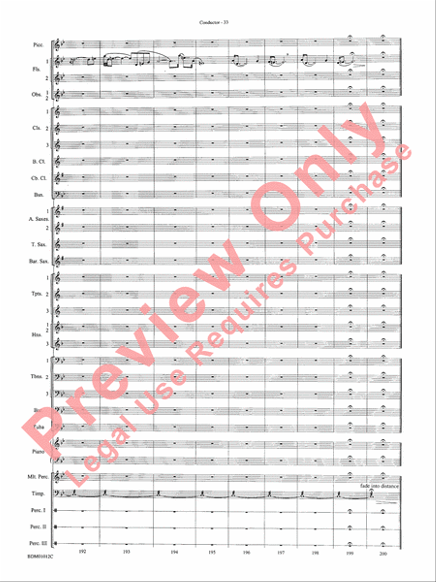 Inchon Concert Band scores gallery preview page 38