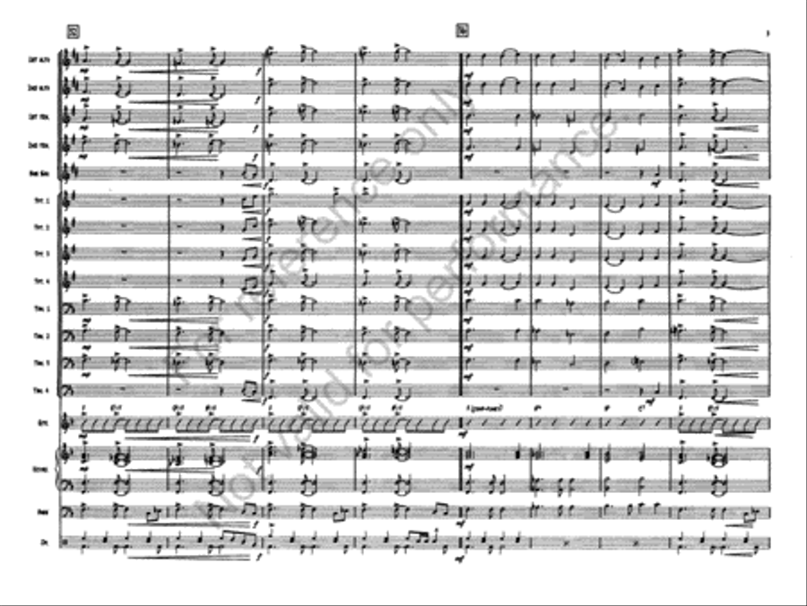 Christmas and Holiday Jazz Saver Pack Jazz Ensemble scores gallery preview page 7
