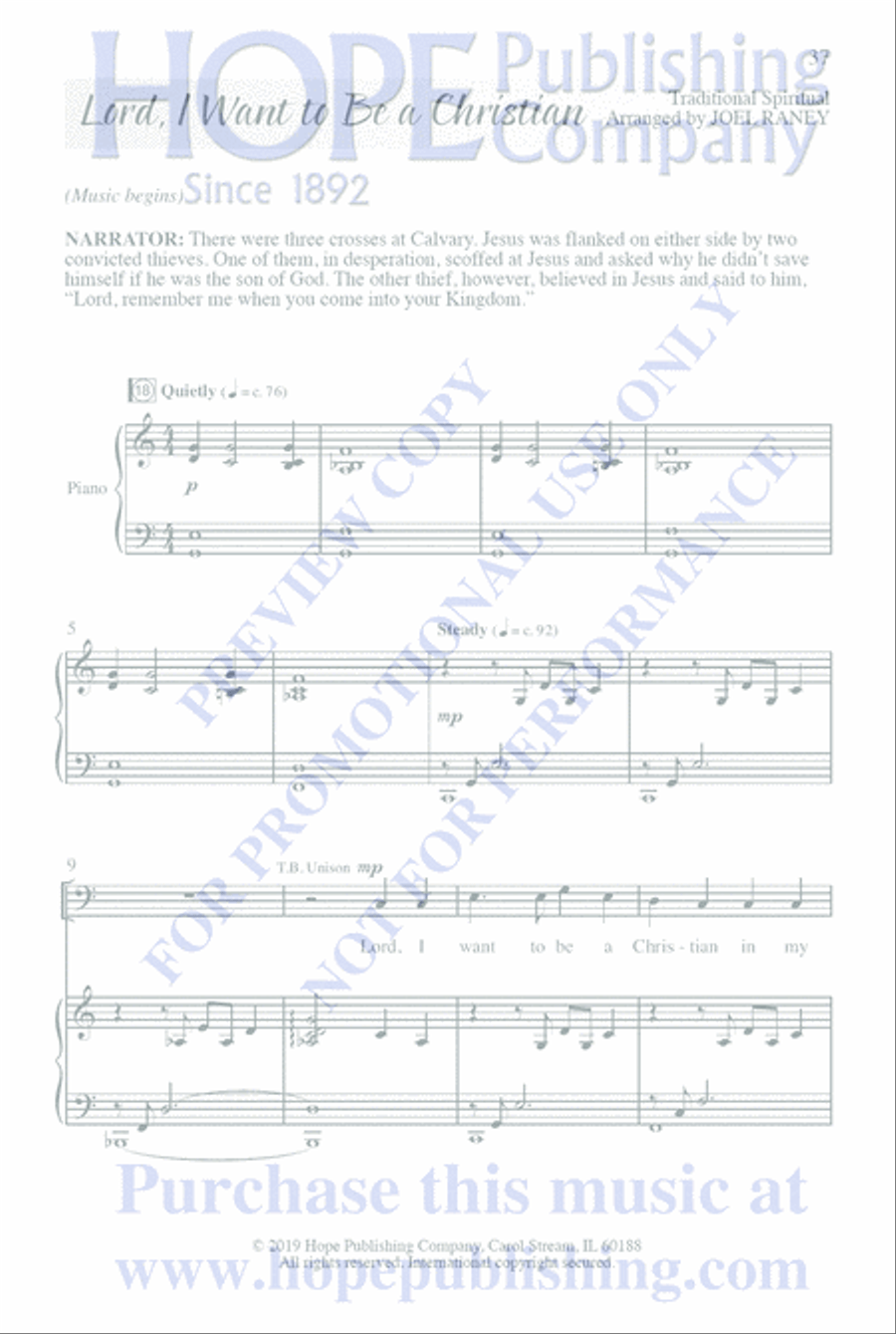 Who Is Jesus? 4-Part scores gallery preview page 61