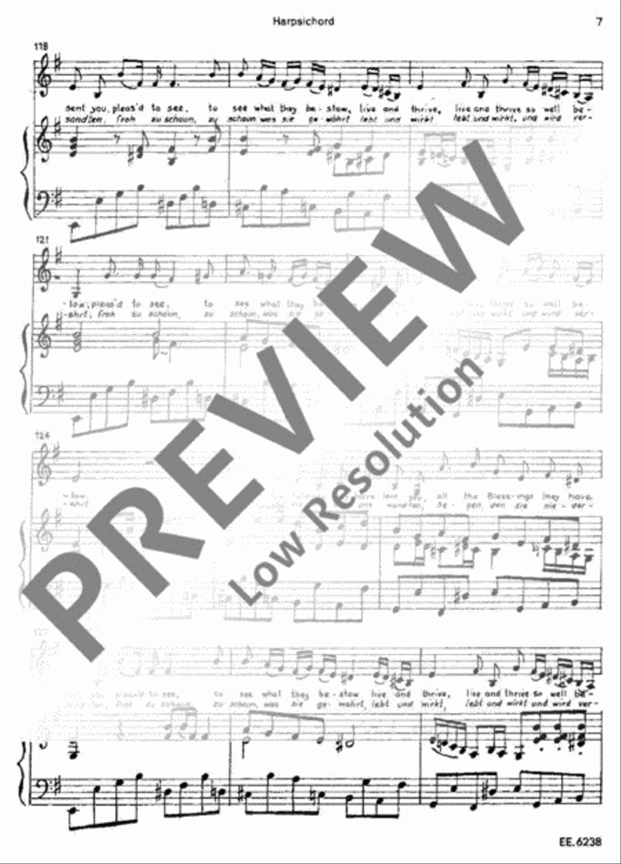 Ode for St Cecilia's Day 1683 Basso Continuo scores gallery preview page 7