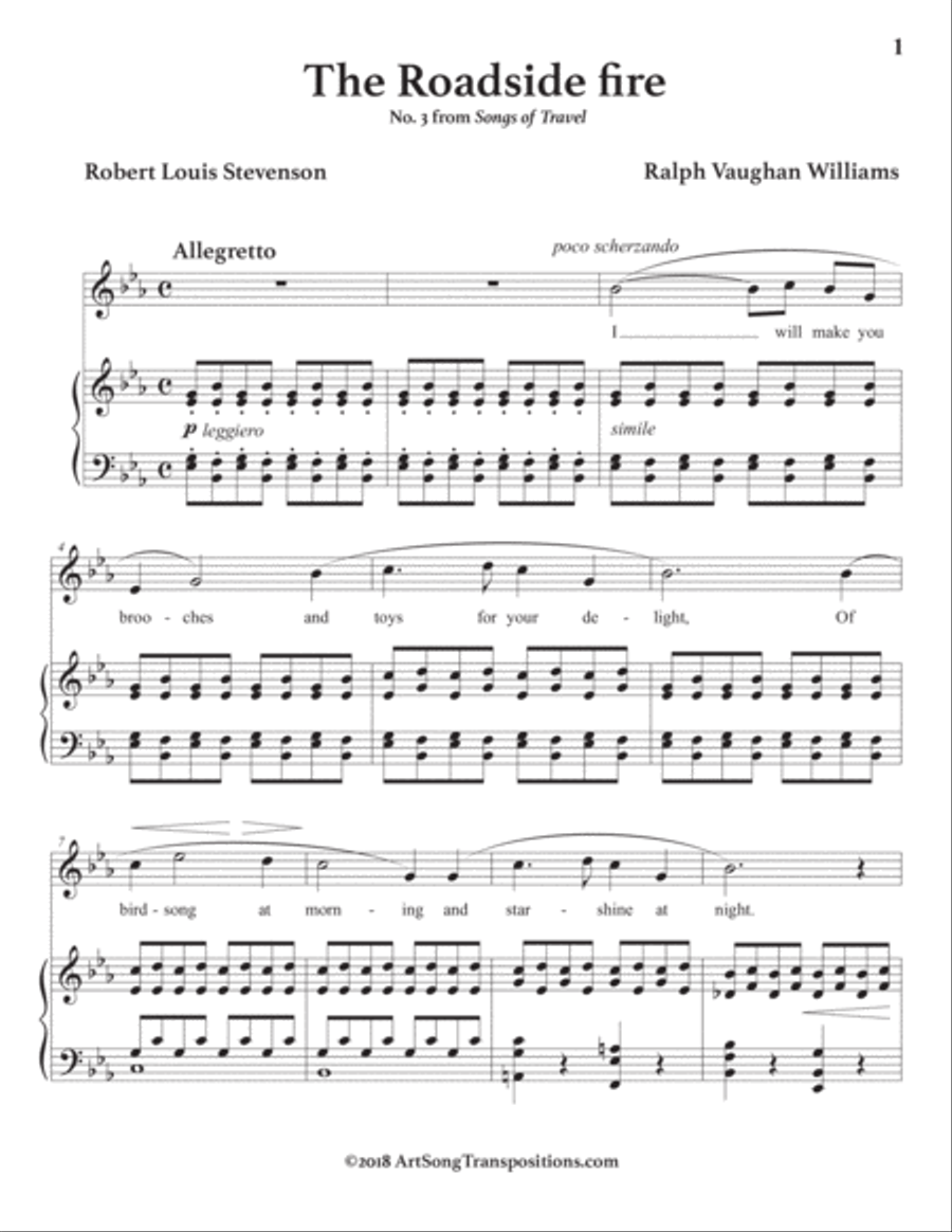 The Roadside fire (E-flat major)