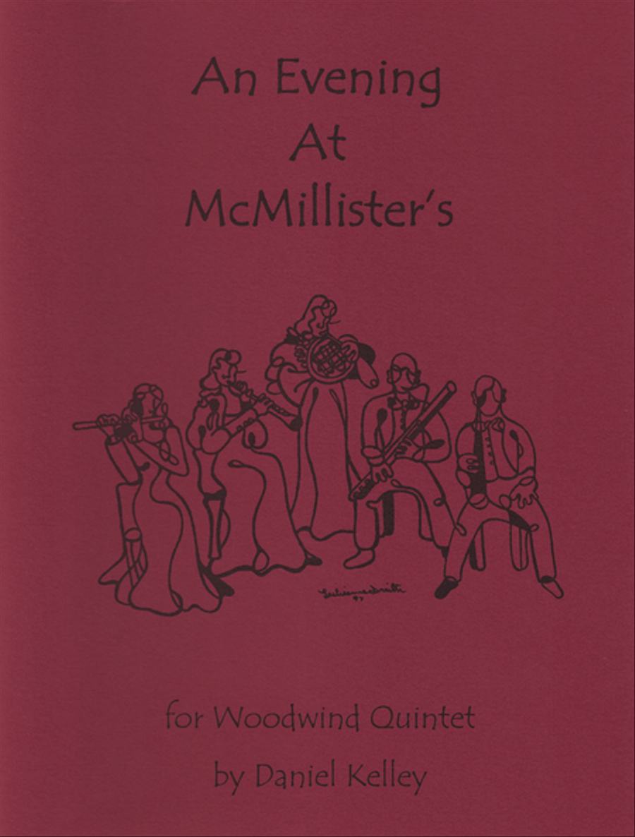 An Evening at McMillister's Woodwind Quintet scores gallery preview page 1