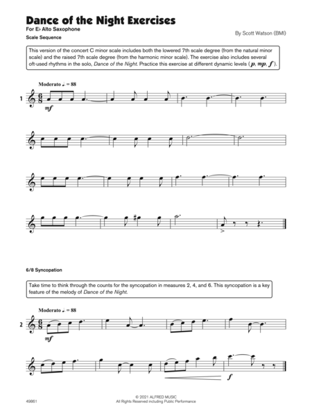 Dance of the Night (Sound Innovations Soloist, Alto Sax)