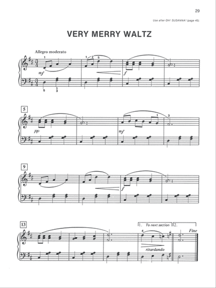 Alfred's Basic Piano Course Duet Book, Level 2 Piano Method scores gallery preview page 5