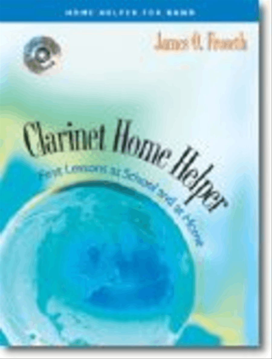 Clarinet Home Helper - Book with MP3s Concert Band Methods scores gallery preview page 1