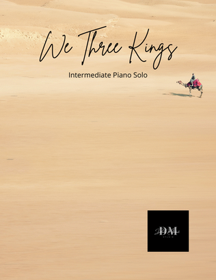 We Three Kings Intermediate Piano Solo