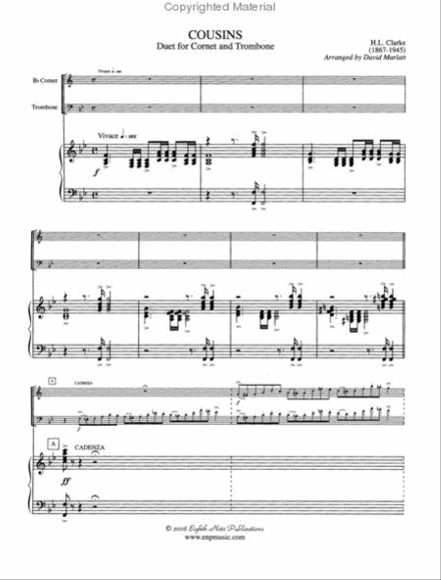 Cousins Brass Ensemble scores gallery preview page 2