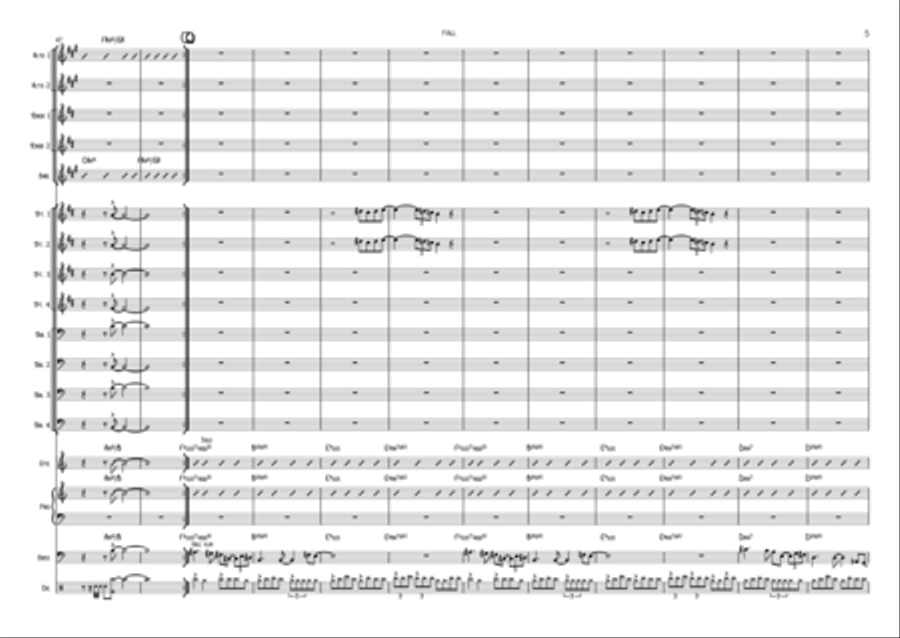 Fall Fall Jazz Ensemble scores gallery preview page 5