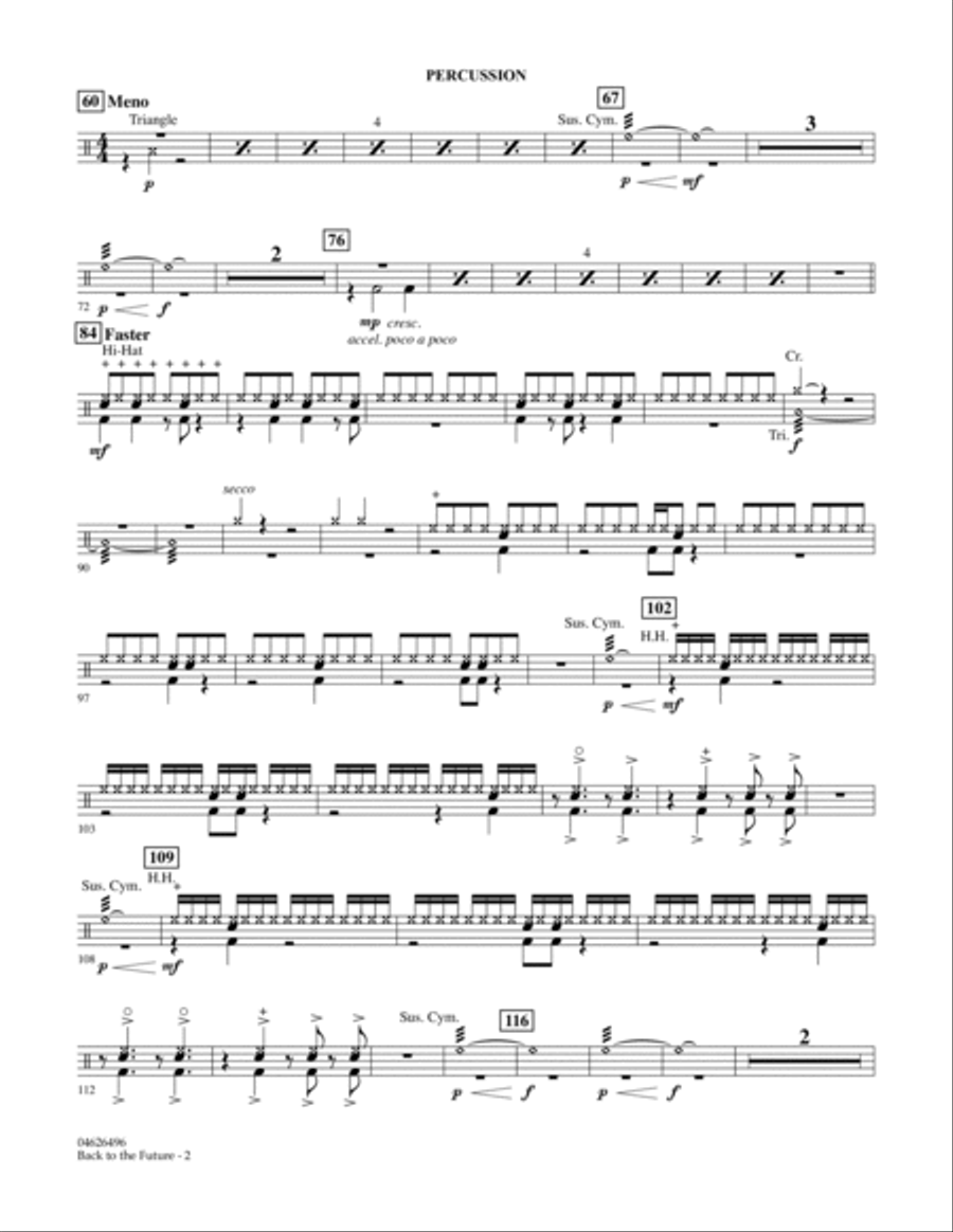 Back To The Future - Percussion Orchestra scores gallery preview page 2
