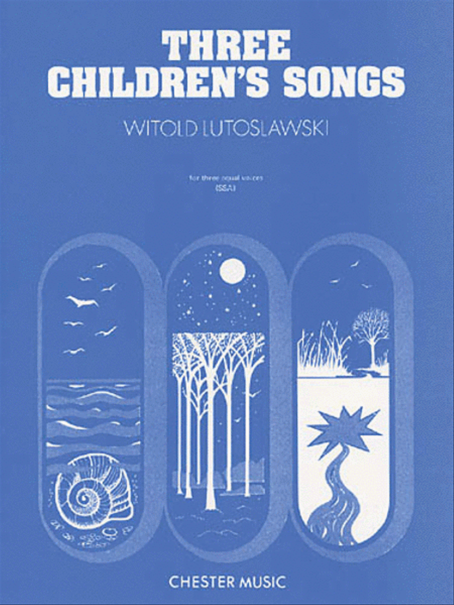 Three Children's Songs SSA scores gallery preview page 1